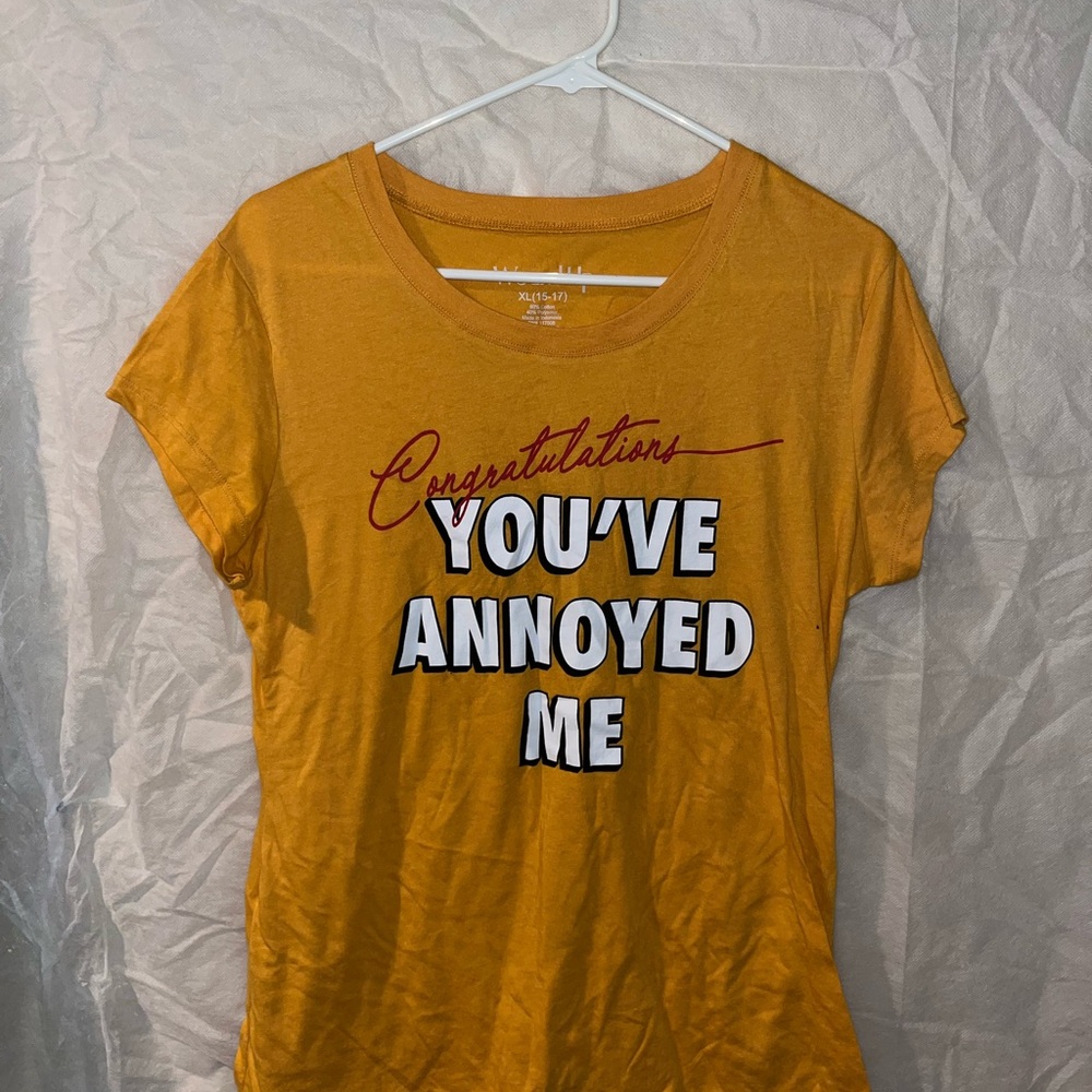 Yellow Graphic Tee